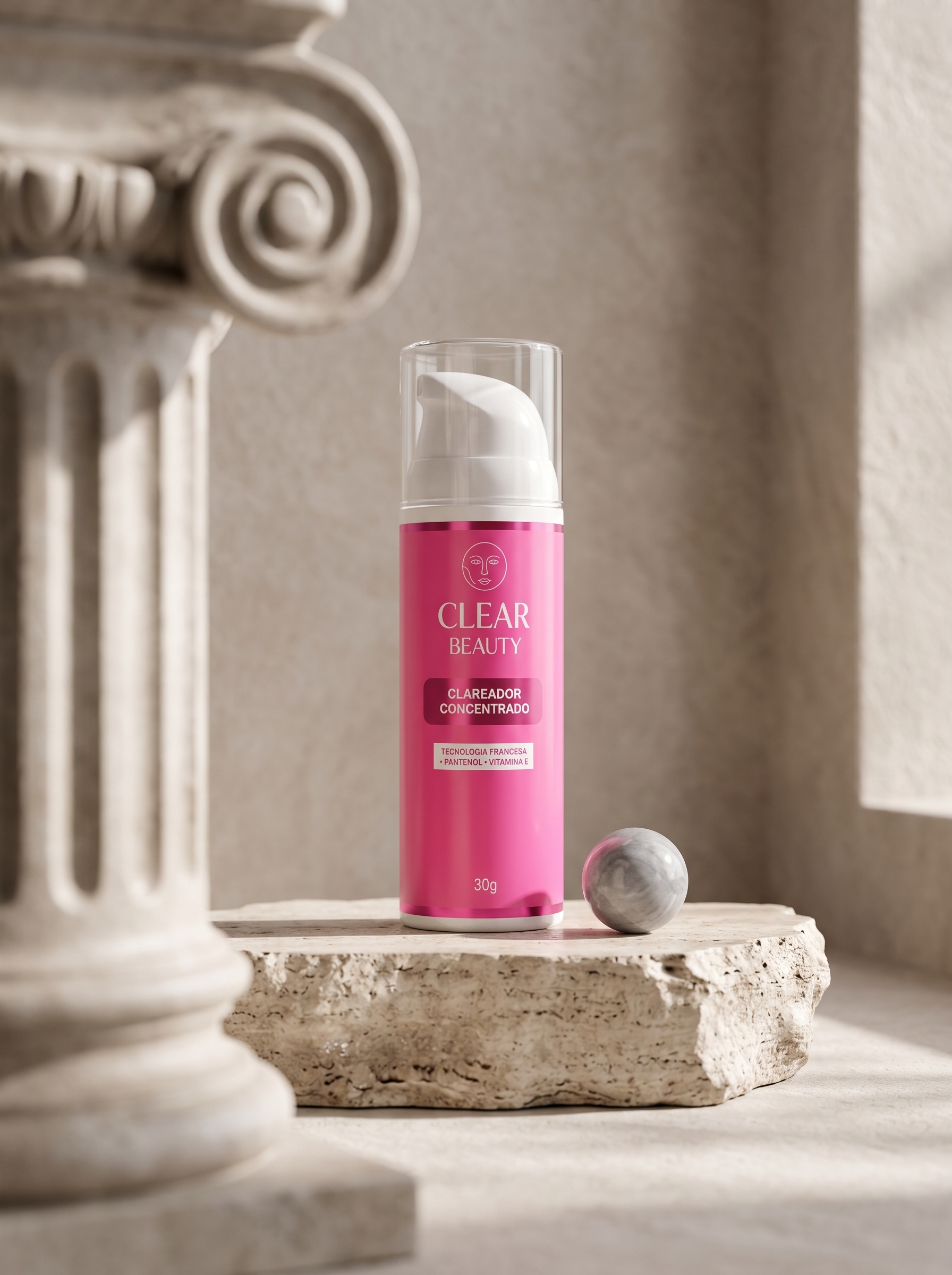Clear Beauty Clareador – textura cremosa