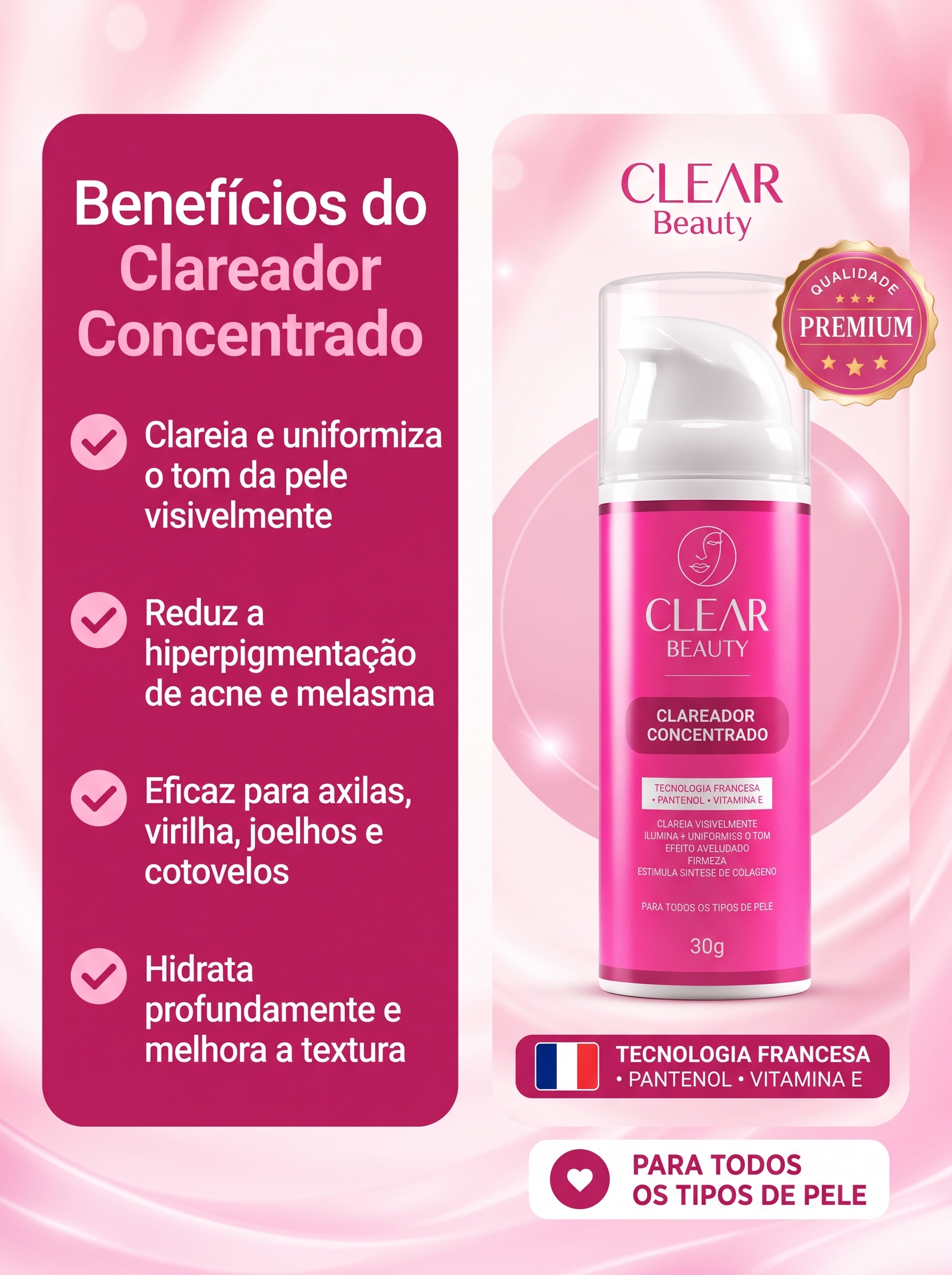 Clear Beauty Clareador Corporal