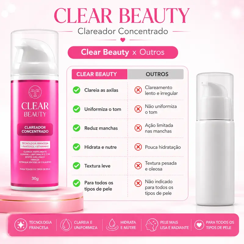 Clear Beauty Clareador Corporal