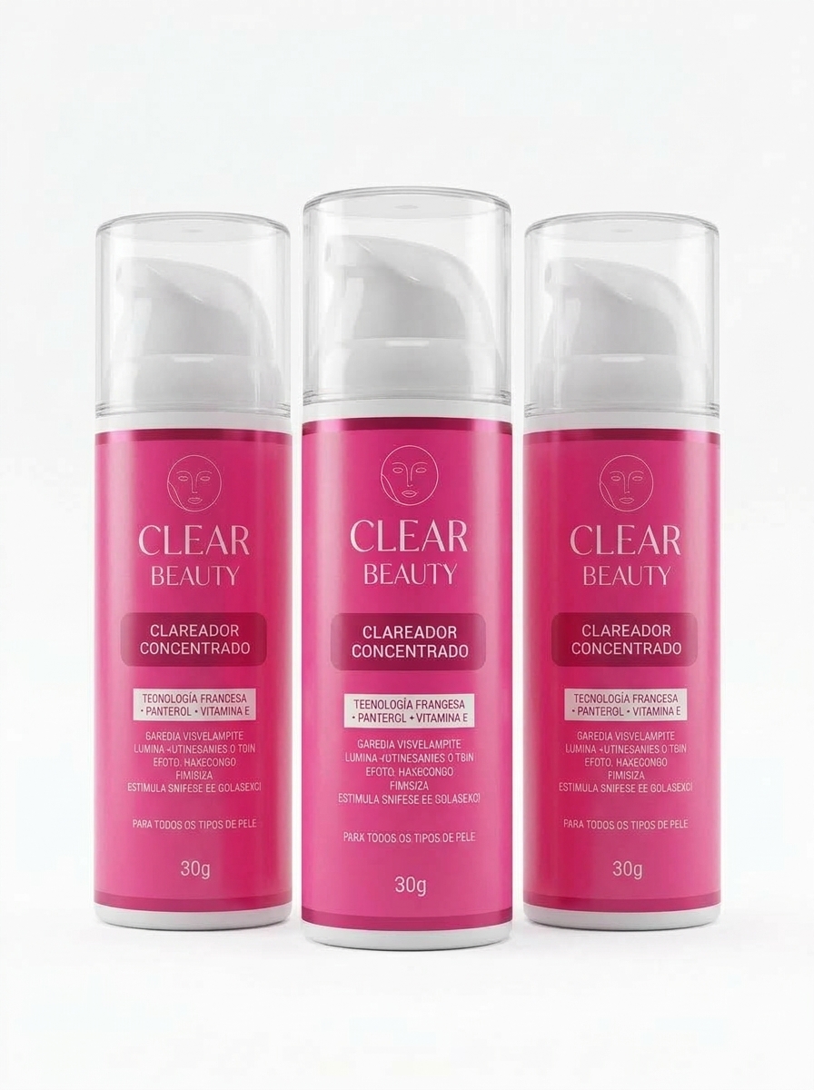 Clear Beauty Clareador 3 unidades
